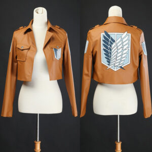 Attack On Titan Leather Jacket Cosplay